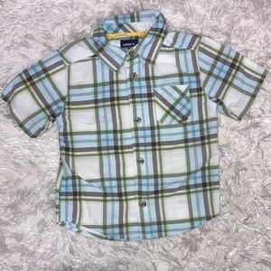 5/$20 Carters 18m shortsleeved button down dress shirt